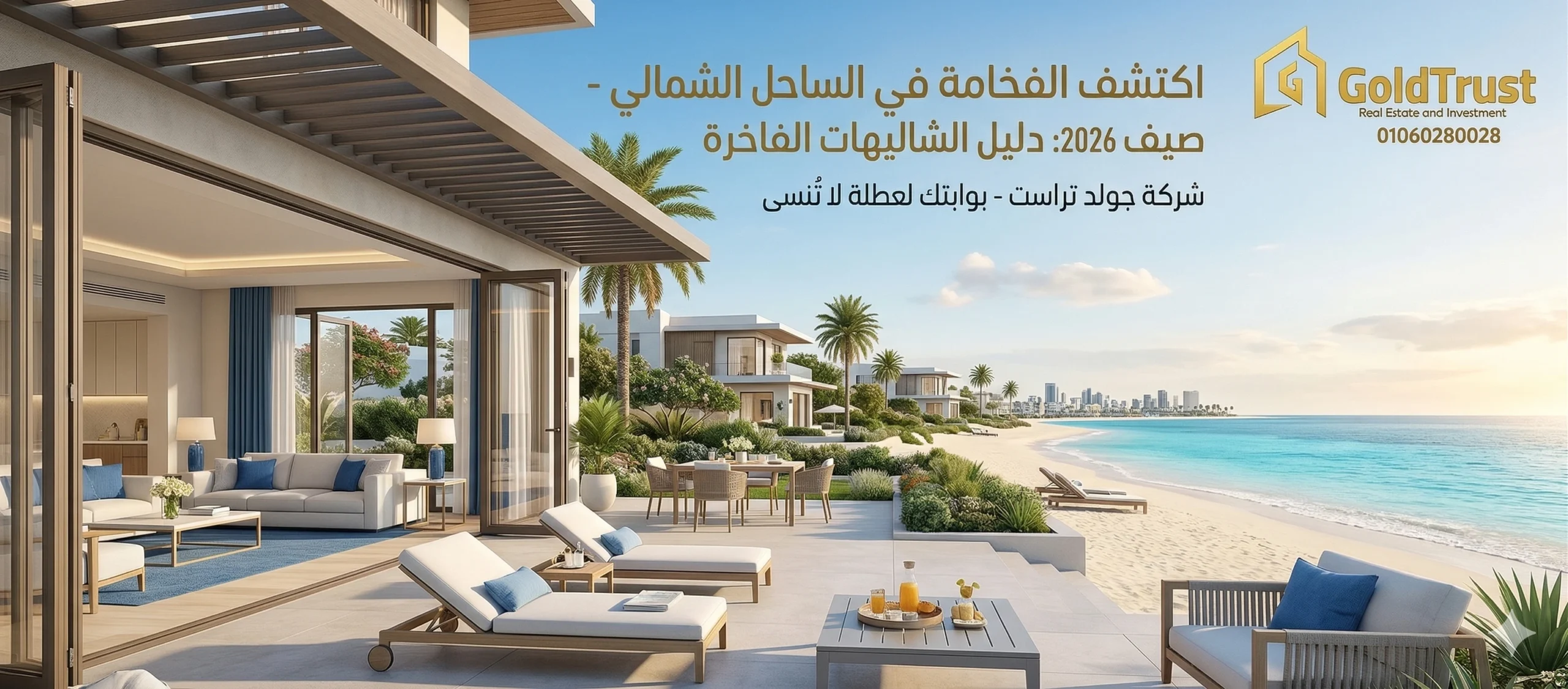 شاليهات للايجار في الساحل الشمالي 2026