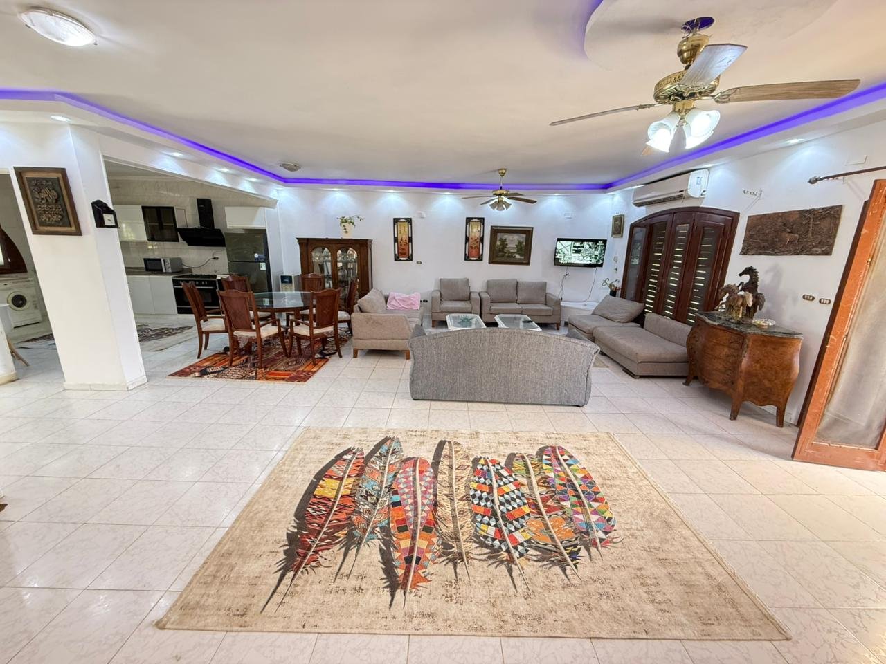 فيلا اول صف بحيره رمليه مارينا ٥ مكيفه بالكامل