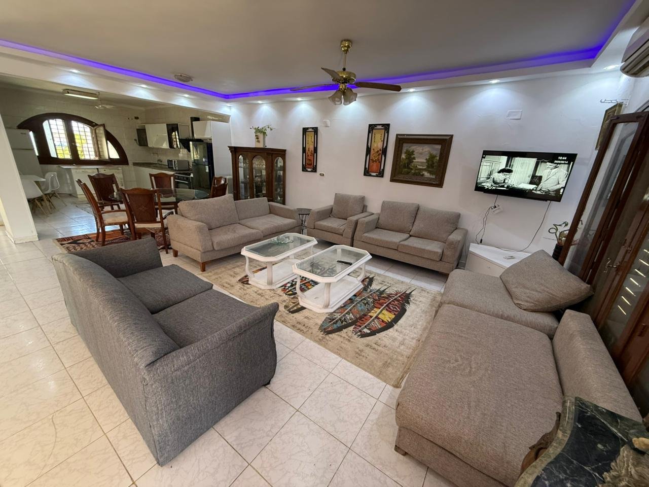 فيلا اول صف بحيره رمليه مارينا ٥ مكيفه بالكامل