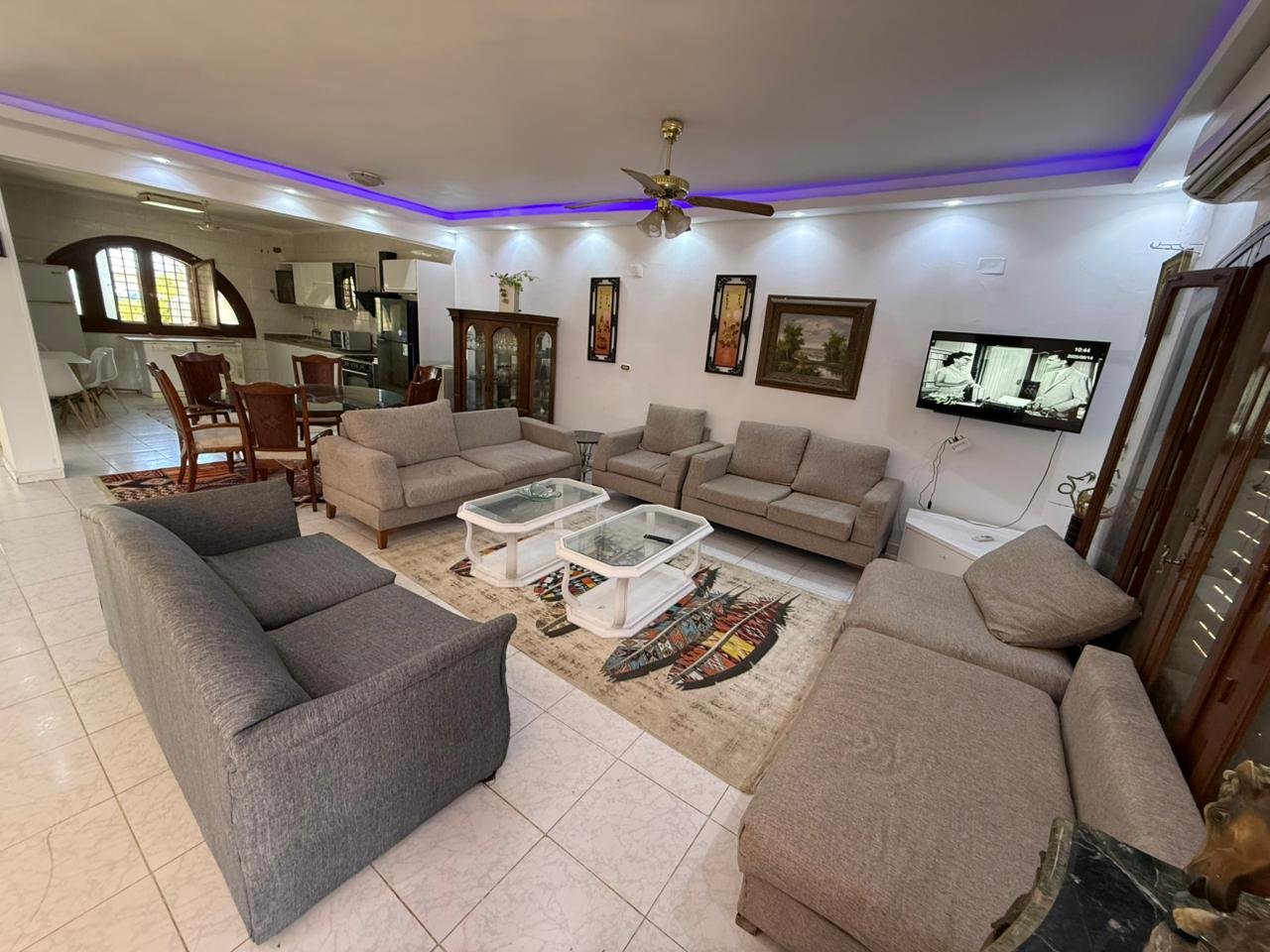 فيلا اول صف بحيره رمليه مارينا ٥ مكيفه بالكامل