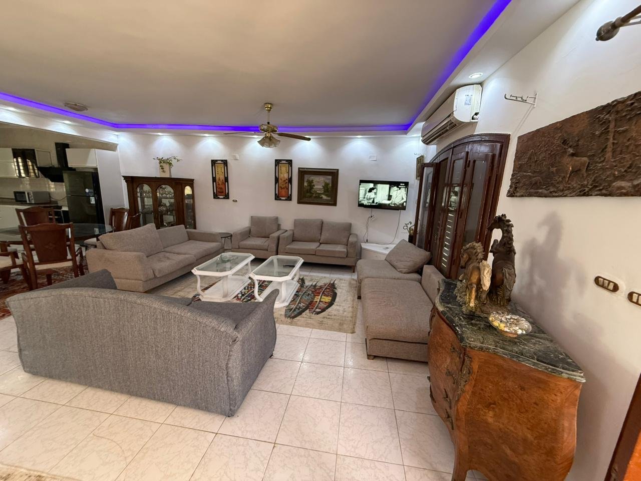 فيلا اول صف بحيره رمليه مارينا ٥ مكيفه بالكامل